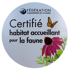 Décalcomanie de fenêtre de certification de jardin - Francais